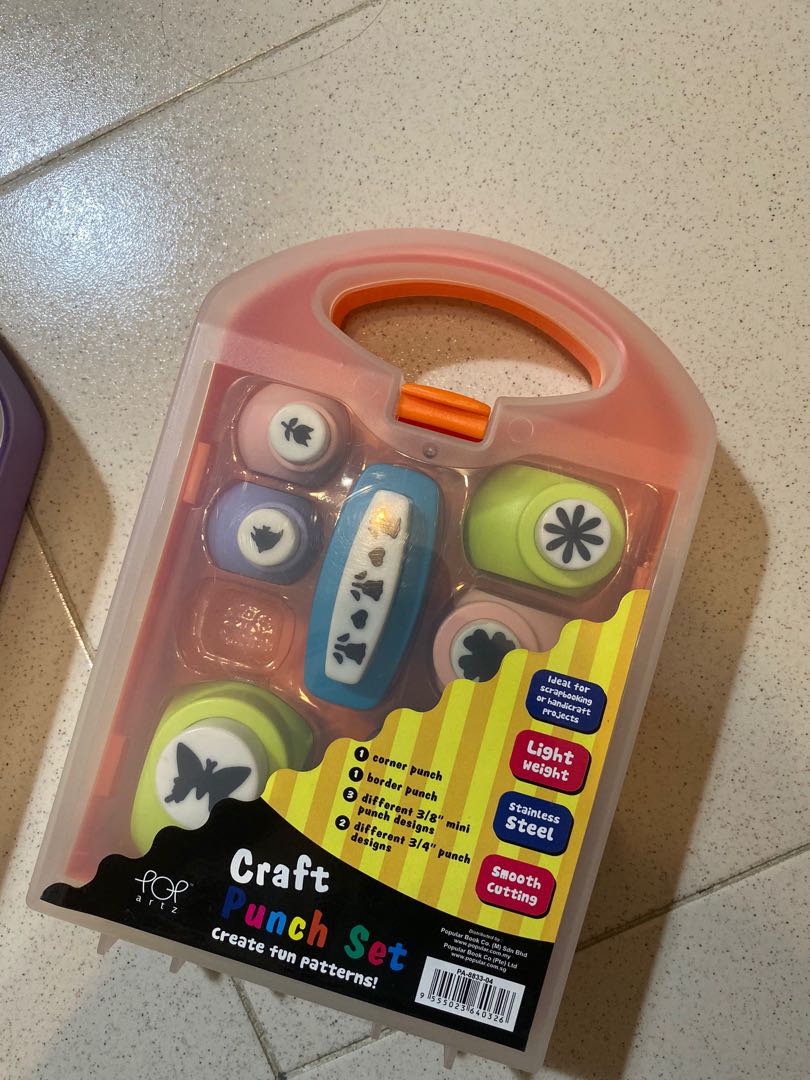 Craft Punch Set (Small), Hobbies & Toys, Stationery & Craft, Craft