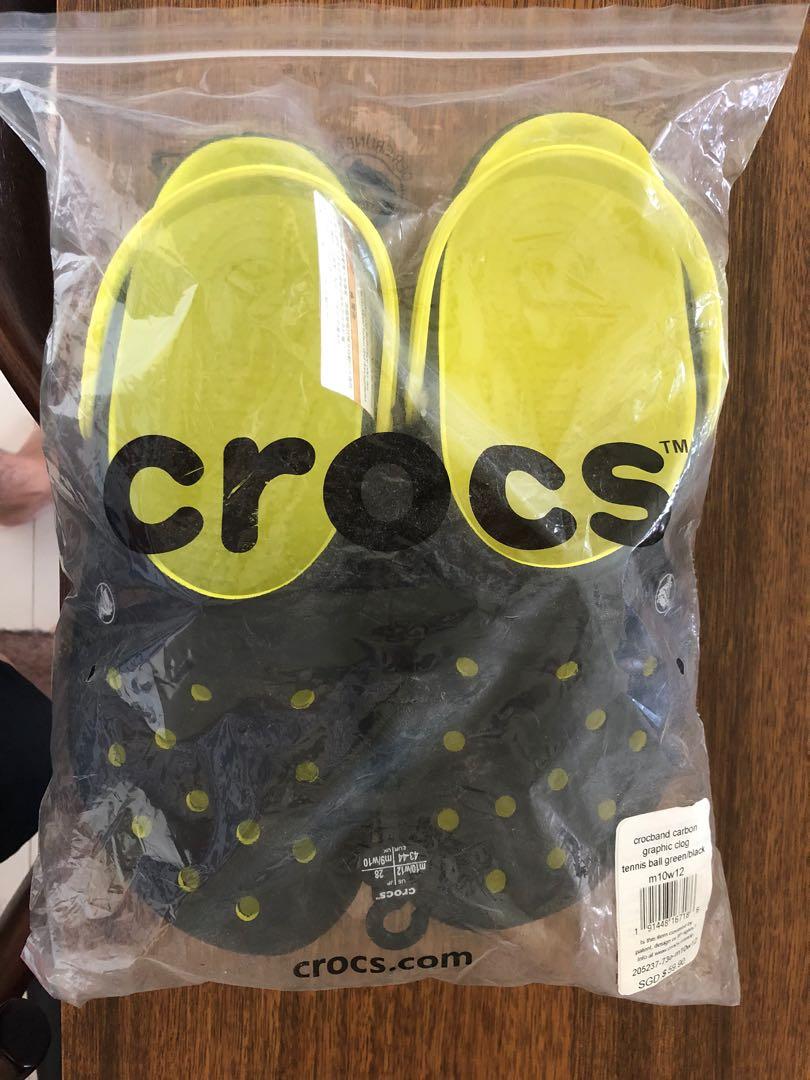 Crocs Crocband Carbon Graphic Clog Men s Fashion Footwear