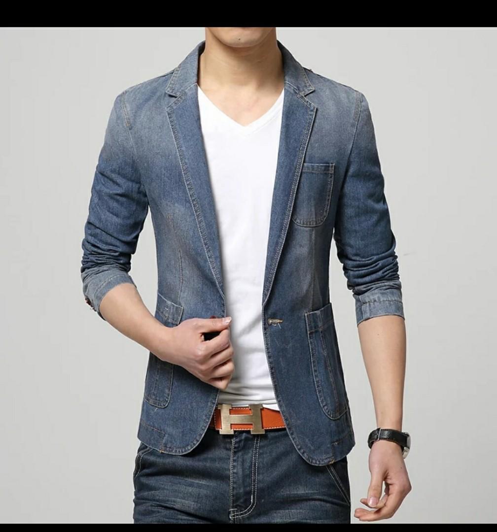Mens blazer and new arrivals jeans
