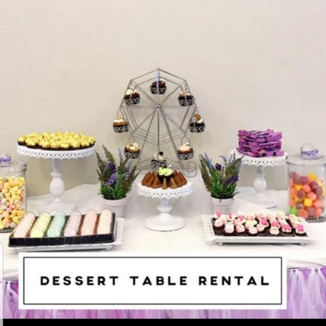 DIY wedding birthday decorations and dessert table rental