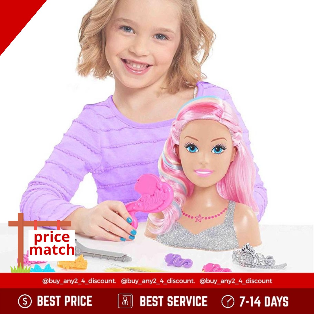 Barbie dreamtopia rainbow styling head hotsell