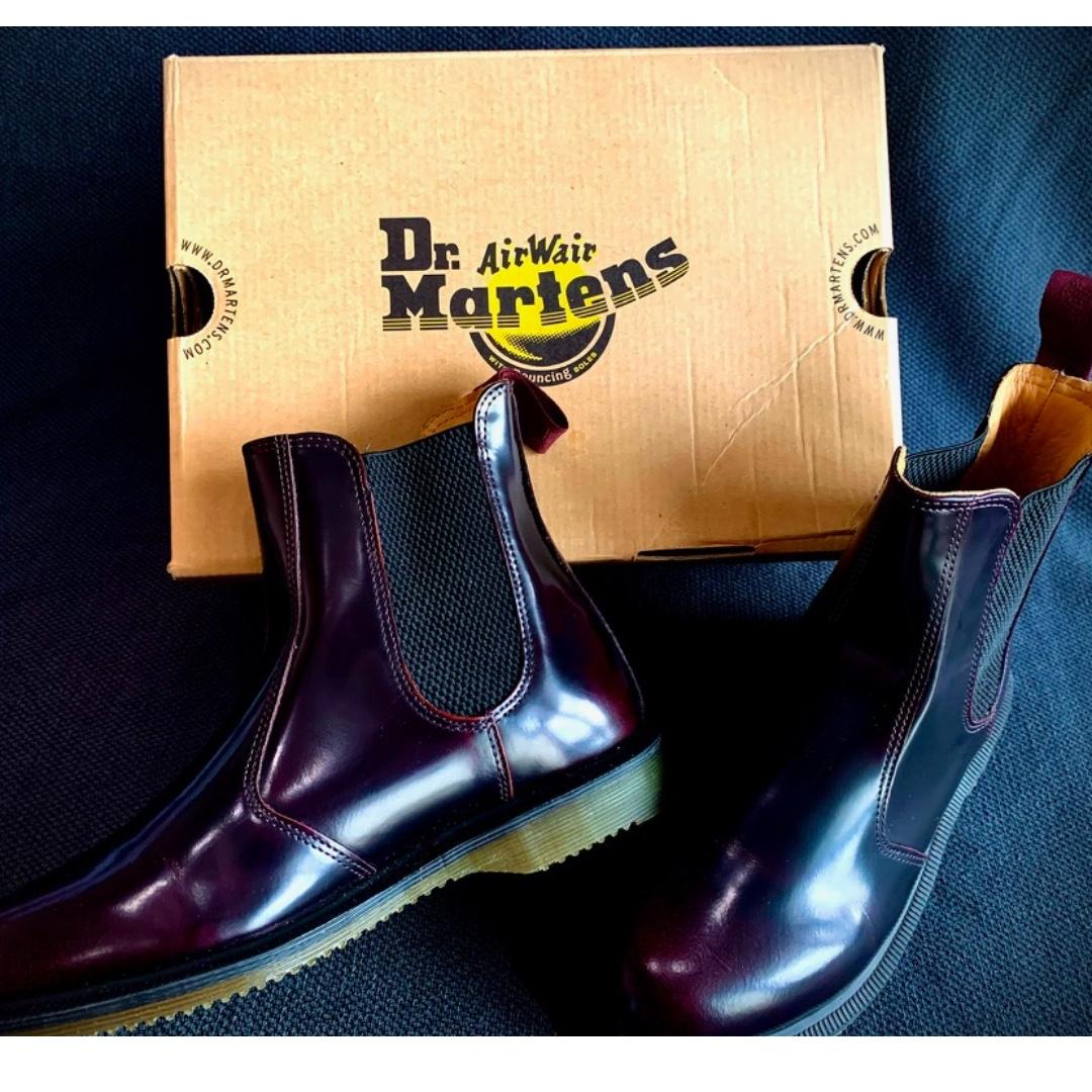 Doc martens flora cherry red hotsell