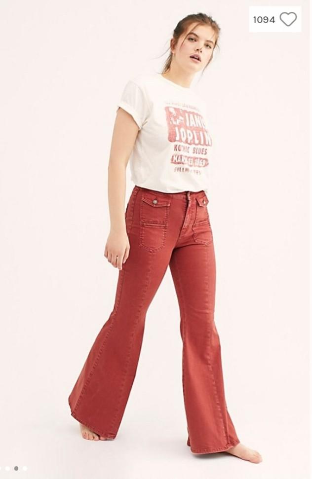 Free people on sale bell bottoms