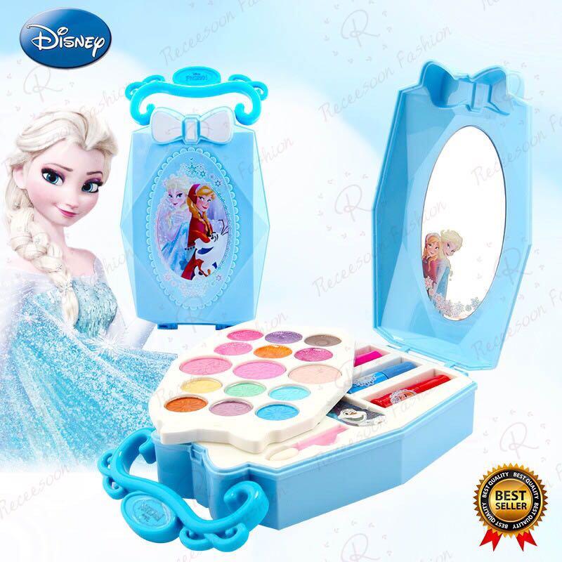 Genuine Disney Makeup Toys Set Kids Cosmetics Kit Girl Pretend