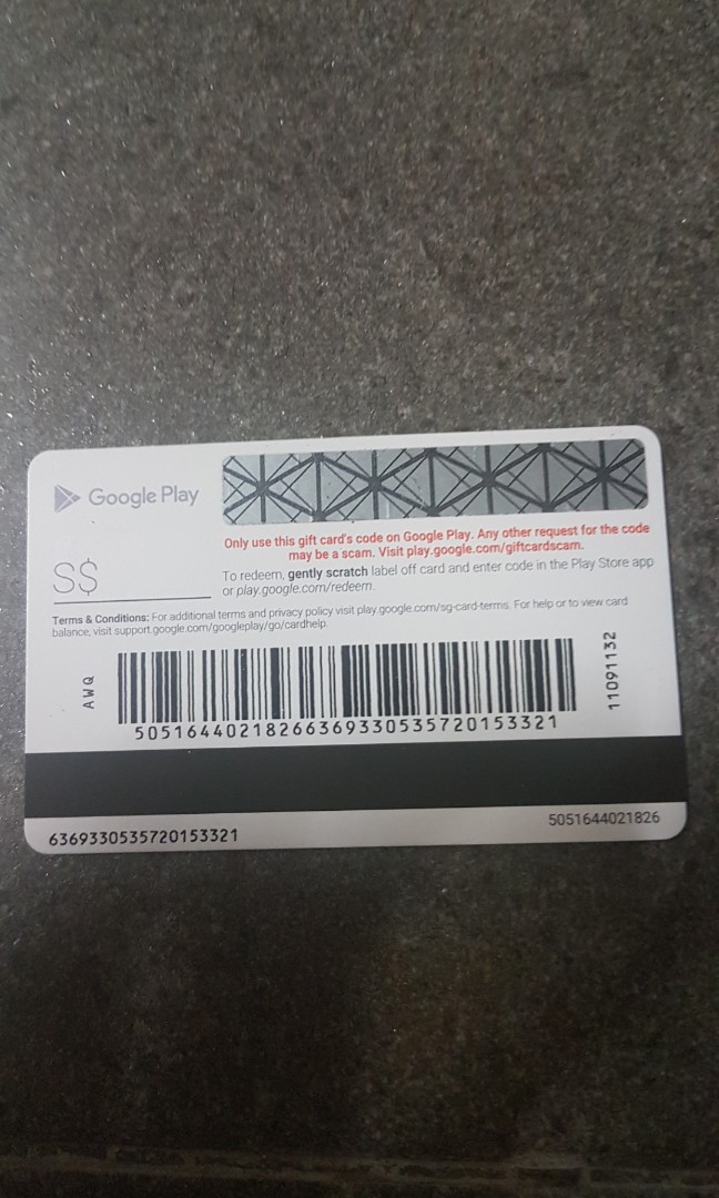 Google Play Card Tickets Vouchers Vouchers On Carousell