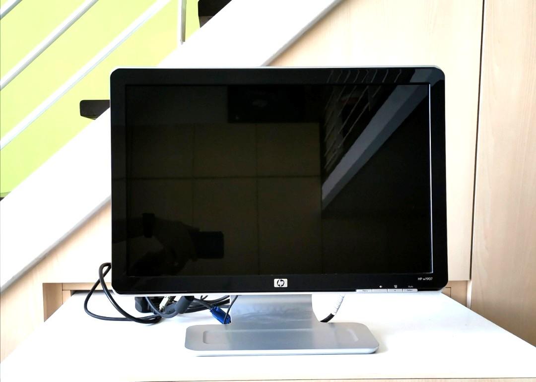 HP Pavilion w1907 Monitor (19inch widescreen Monitor), Computers