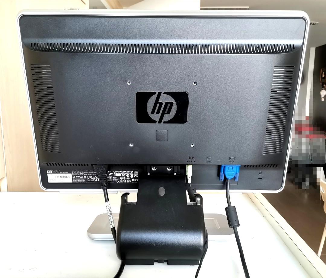 HP Pavilion w1907 Monitor (19inch widescreen Monitor), Computers