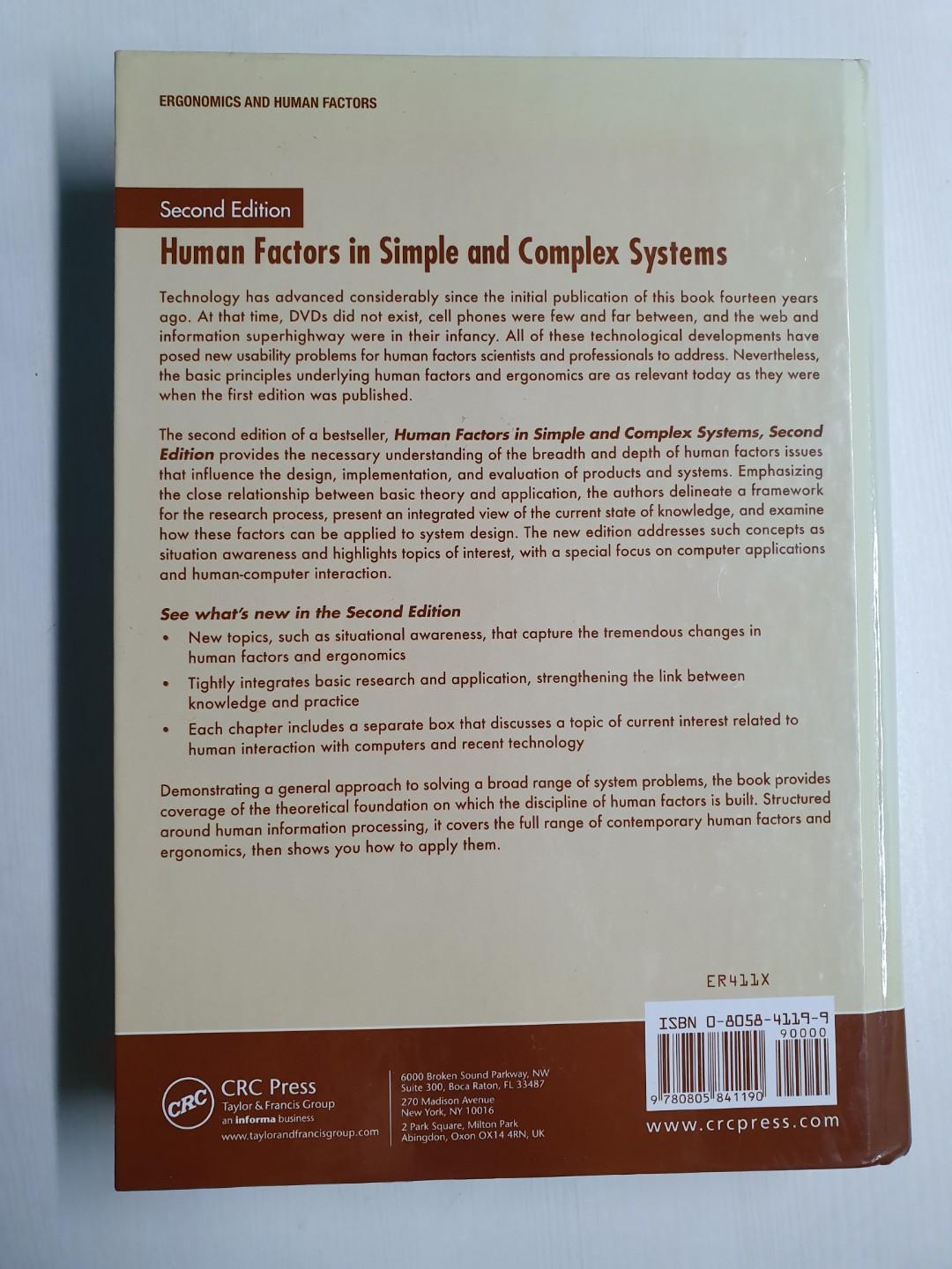 human factors in simple and complex systems        <h3 class=