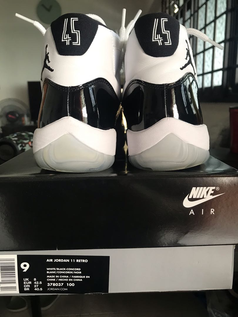Scarpe da ginnastica Jordan in Pelle Grigio taglia 42 EU - 12098498