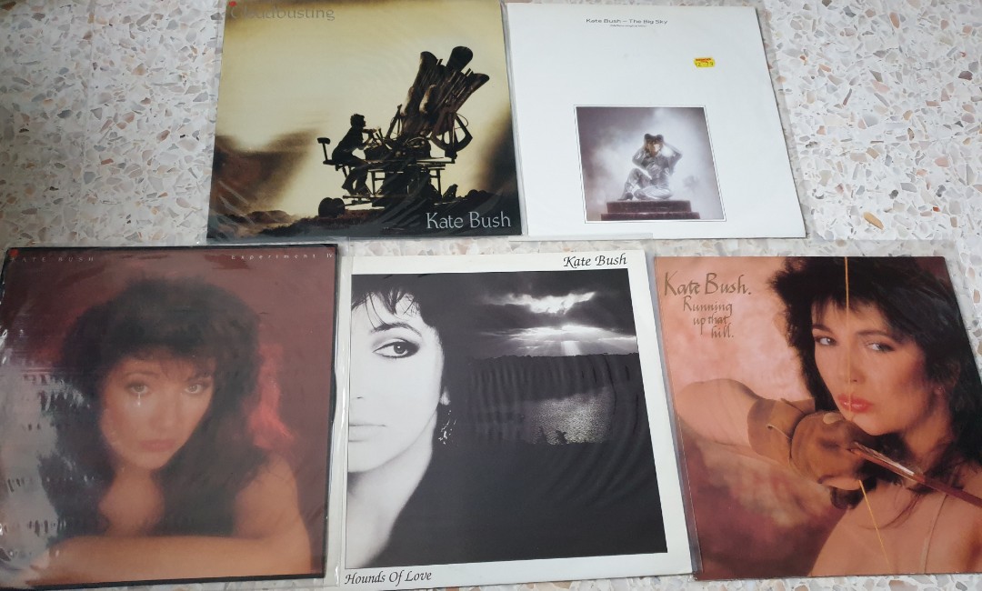 Kate Bush Cloudbusting The Big Sky Experiment Iv Hounds Of Love Running Up The Hill 12 Vinyl Singles Original Releases Music Media Cds Dvds Other Media On Carousell carousell