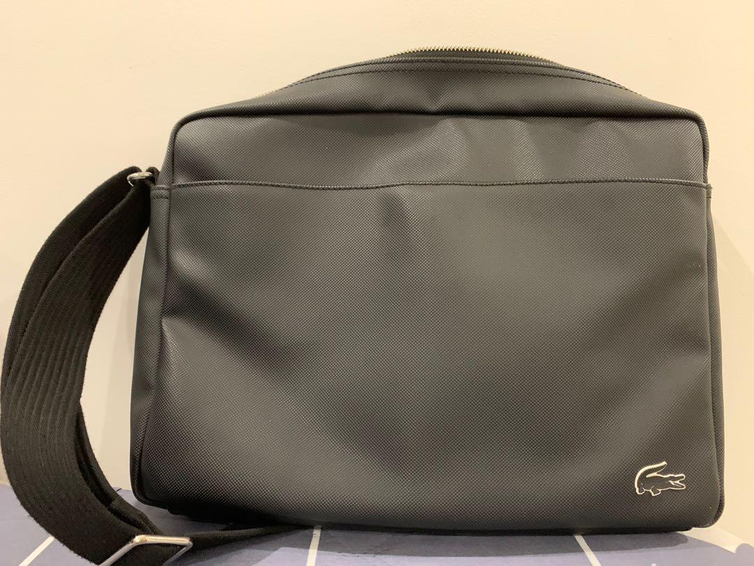 Lacoste mens messenger on sale bag