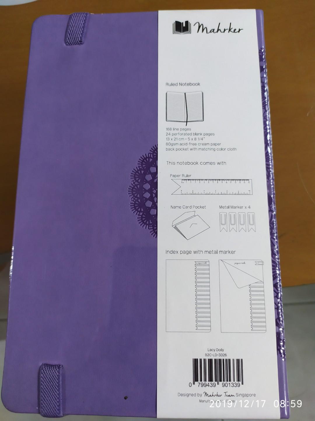 Solid Press/ Lacy Doily/B2C-LD-3326/Lilac/Ruled/L  (0799439901339)