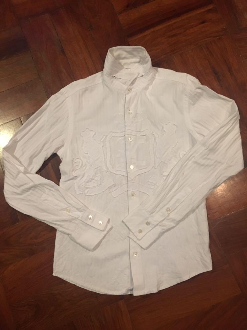 Marc ecko white polo for him (Category: Formal Shirts) located in Manila. Submitted by treasure_dept (Listing ID 268148115, Image 1). Description: .