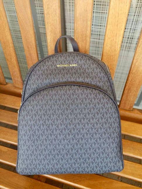 Abbey large deals logo backpack