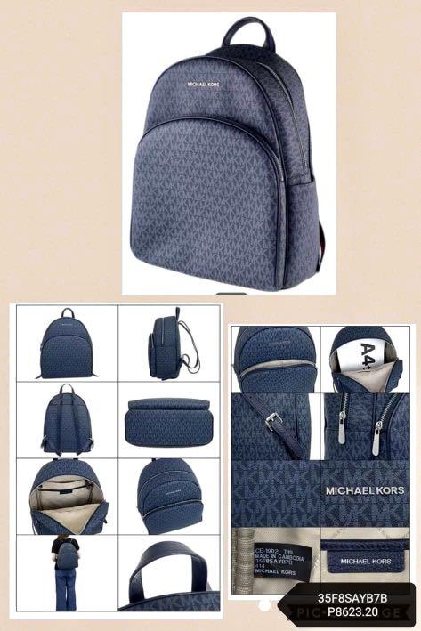 Original Michael Kors Abbey Large Logo Backpack Luxury Bags