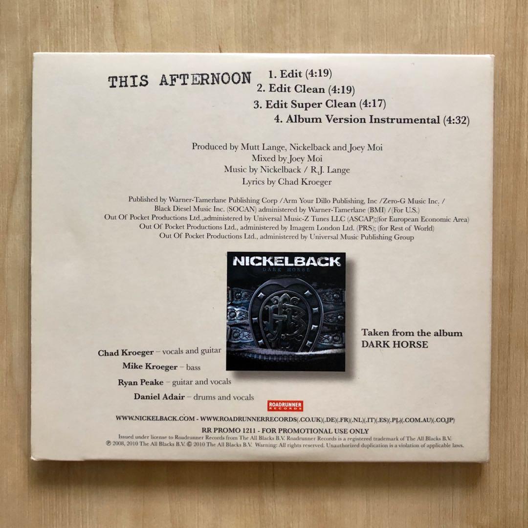Nickelback This Afternoon Cd Single Dvd Hobbies Toys Music Media Cds Dvds On Carousell