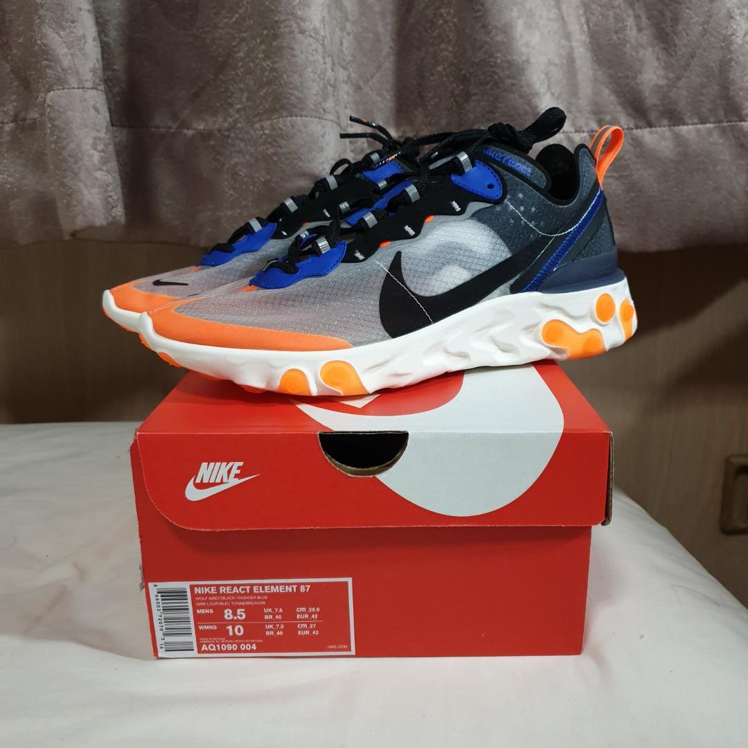 Nike React Element 87 Total Orange