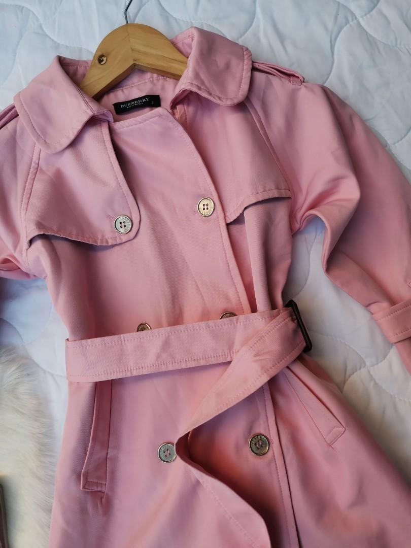 Burberry trench sale coat rosa