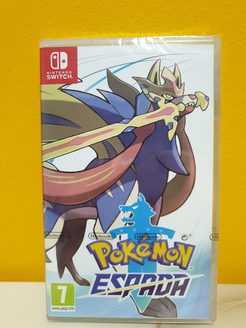 Pokemon Sword Spanish Cover Toys Games Video Gaming Video Games On Carousell