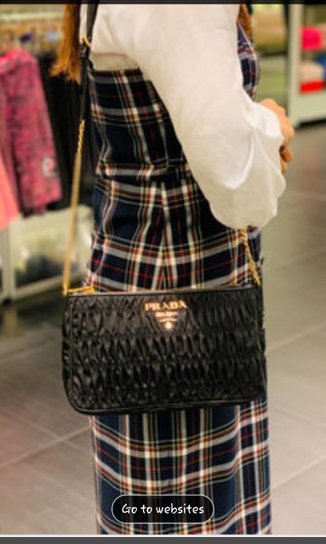 Sold Prada sling bag 1BH152, Luxury, Bags & Wallets on Carousell