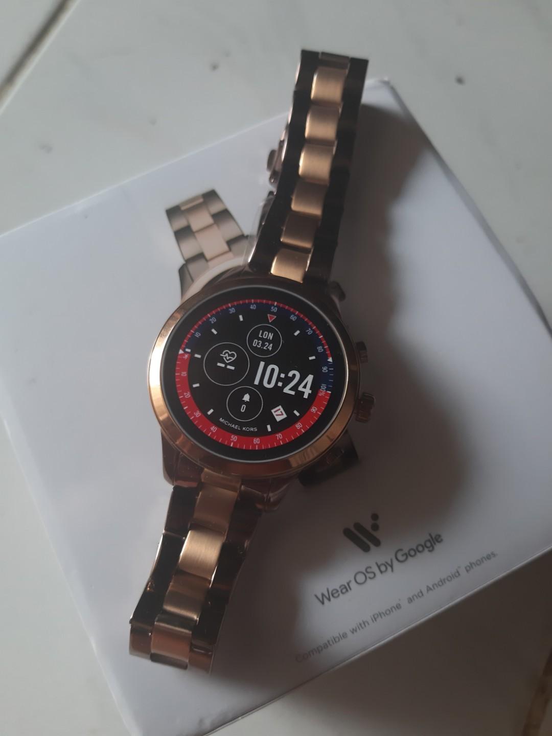 Smartwatch Michael Kors MKT5047 Fesyen Wanita Jam Tangan di