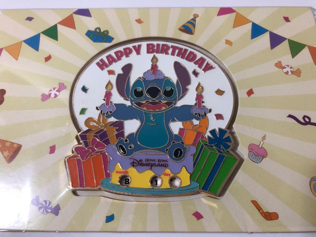 Stitch Disney pin jumbo, Everything Else on Carousell