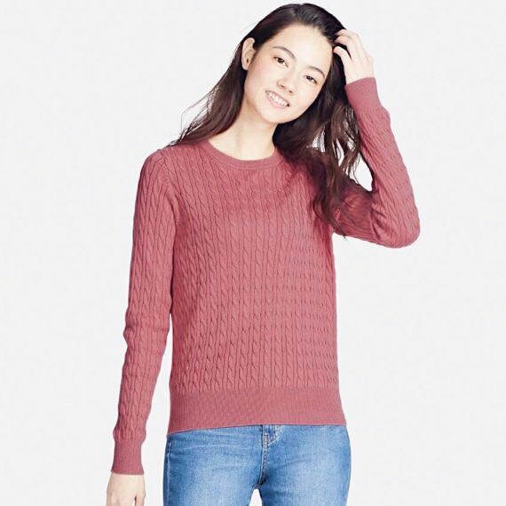 Uniqlo cotton best sale cashmere sweater