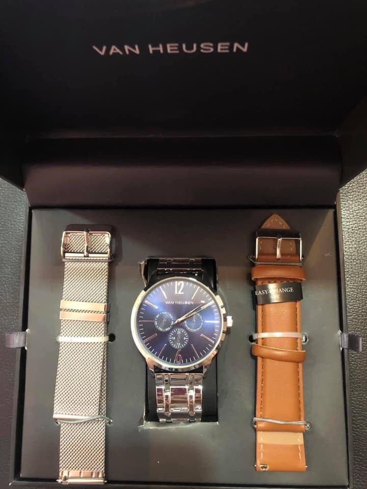 Van heusen watch set deals