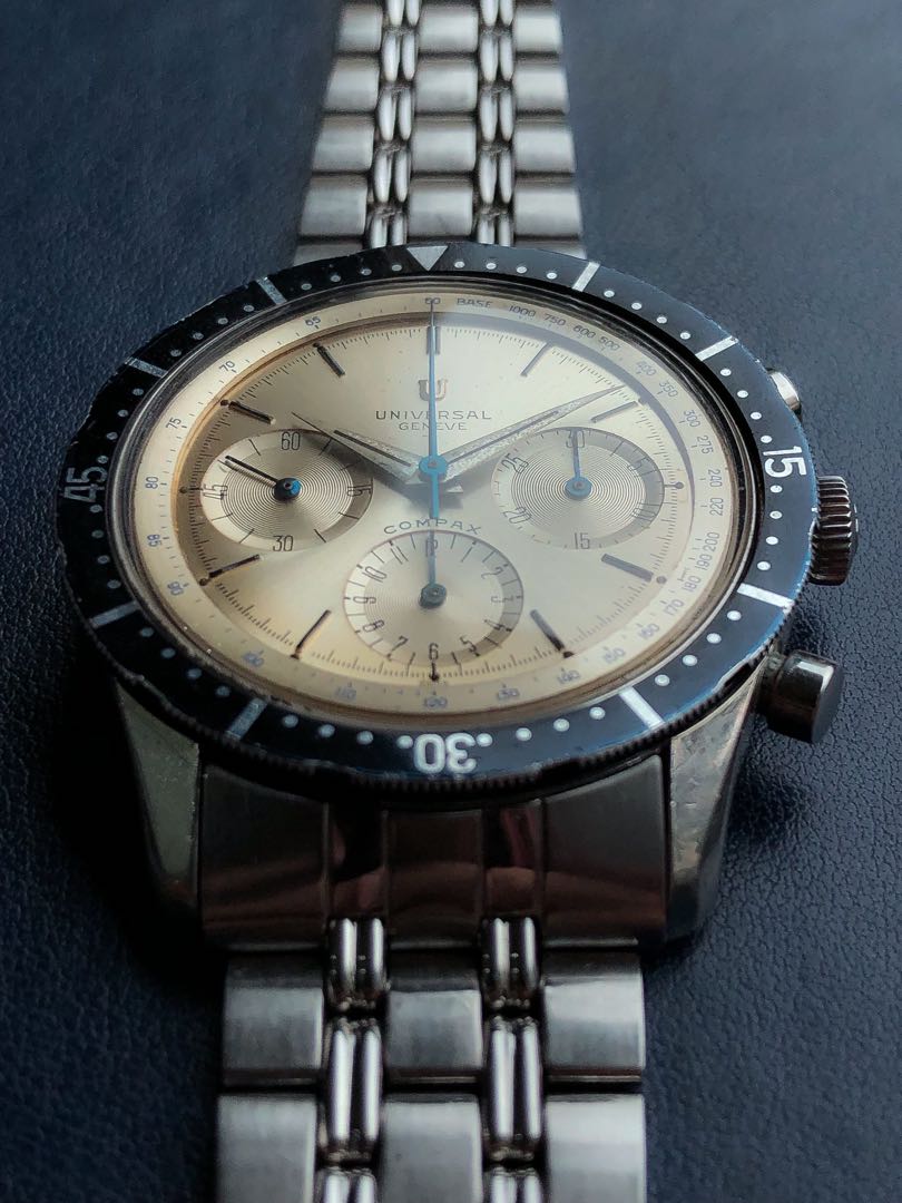 Very rare Universal Geneve Jumbo “Albino” 40.5mm 22703/1, Mobile Phones ...