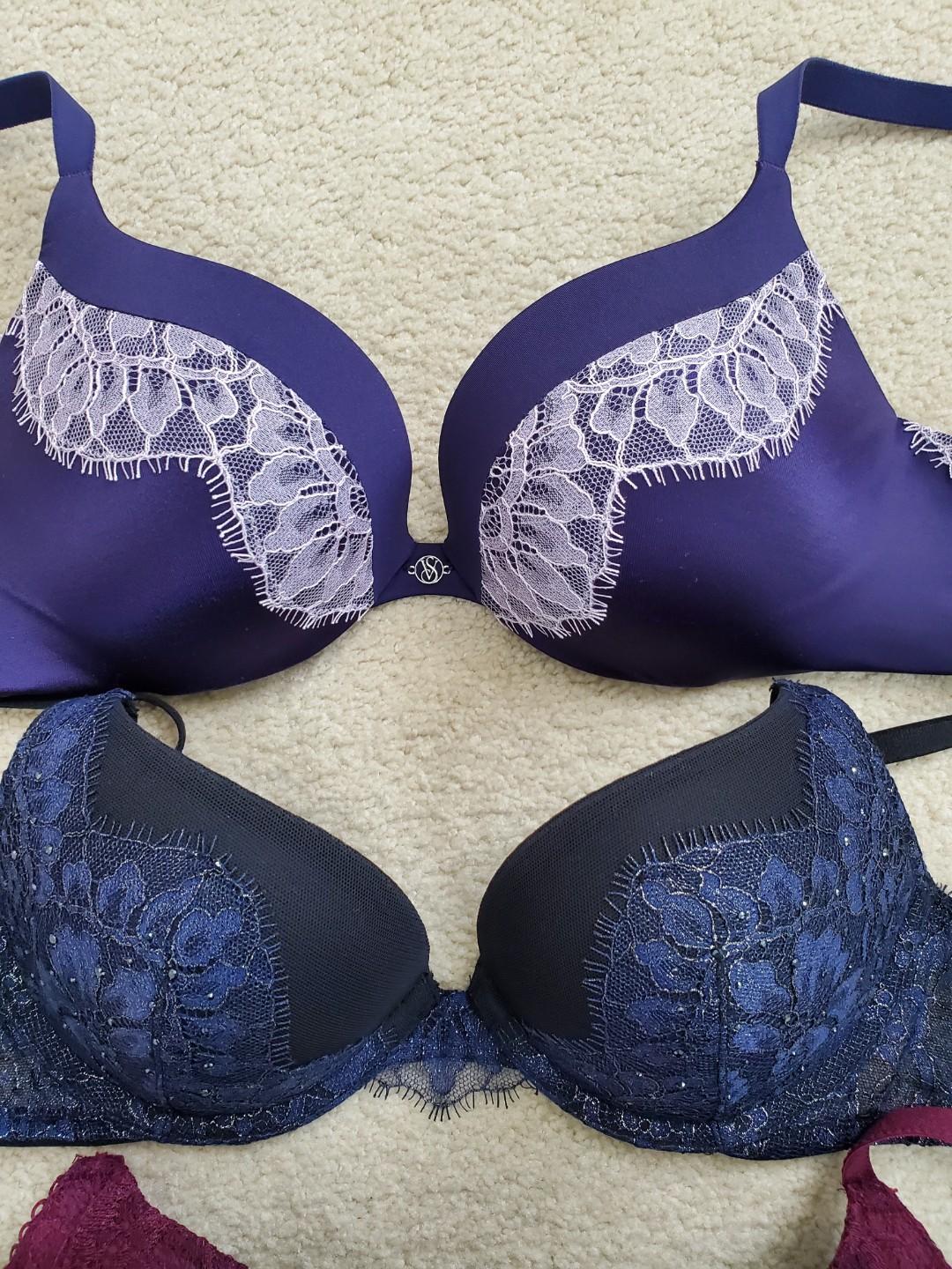Victoria's Secret Push Up Bra Set Collection, Women's Fashion, Tops, Other  Tops on Carousell