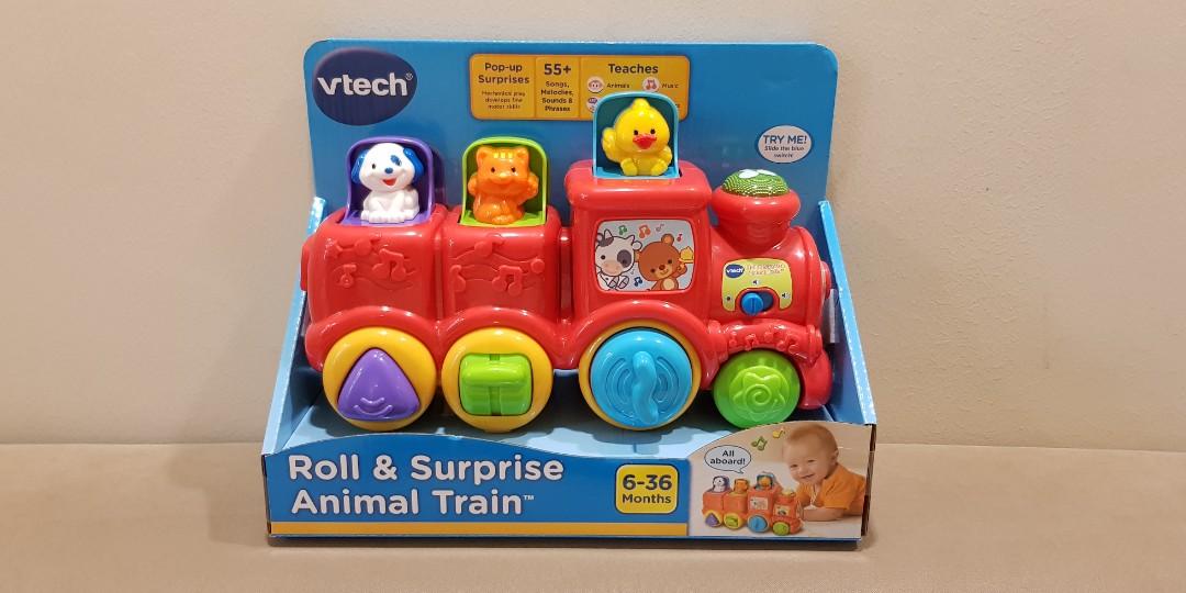 roll & surprise animal train