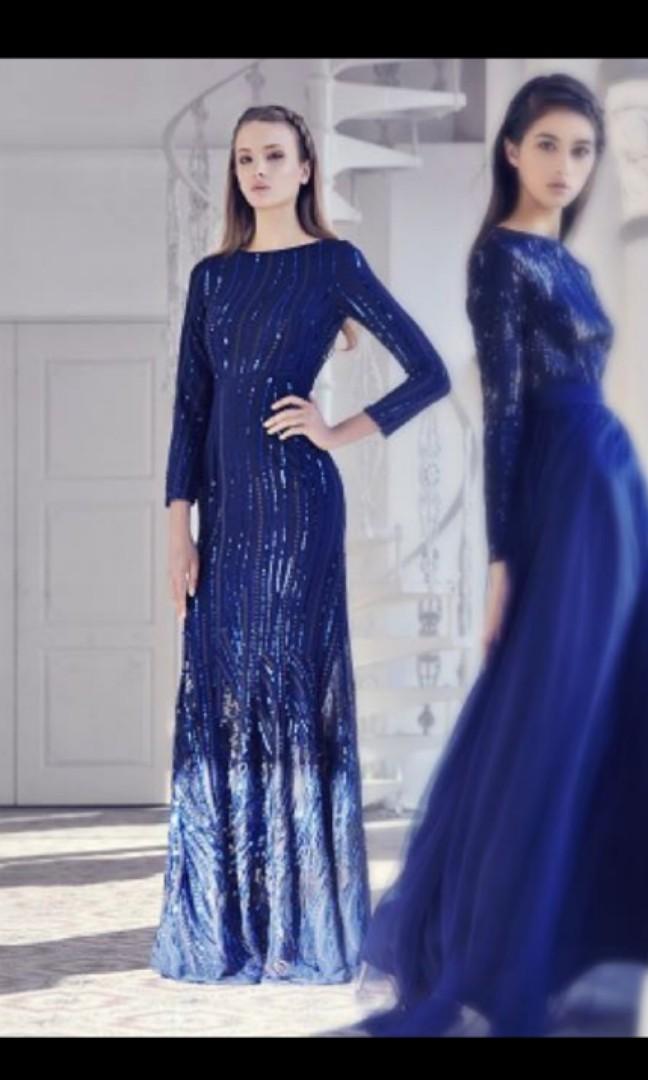 Price nego Zalia Sequin Mermaid Dress size L Women s Fashion Muslimah Fashion Dresses on Carousell