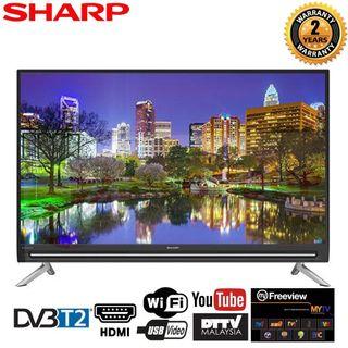 Sharp Smart LED TV support dvbt2 mytv