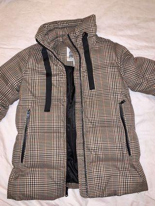 London Fog Plaid Puffer