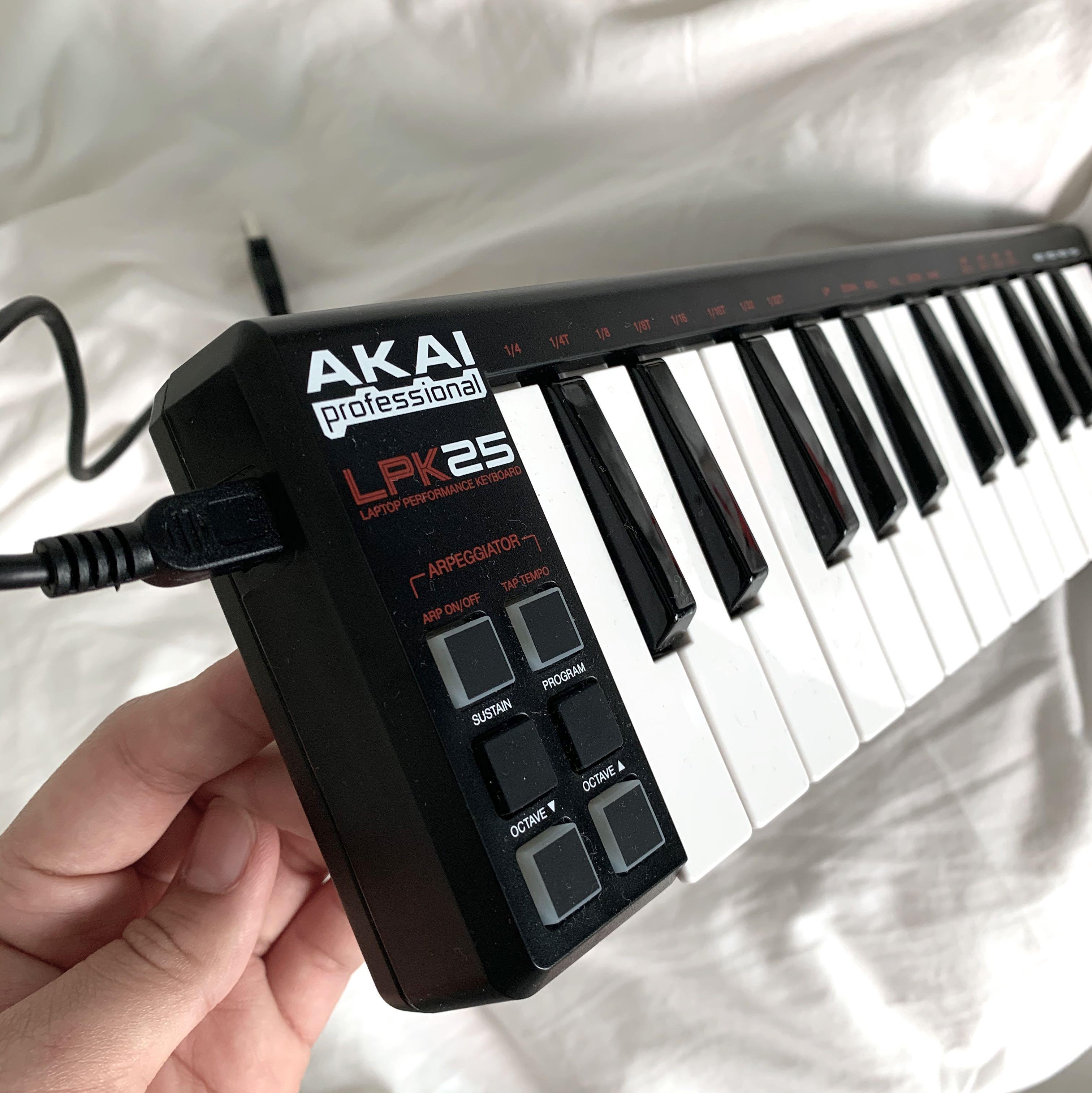 Akai Professional LPK 25 Mini Keyboard, Hobbies & Toys, Music & Media