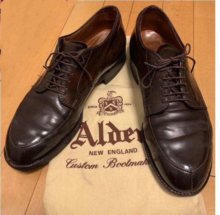 Alden 54324 x Beams 別注vtip Cigar Cordovan size 8C, 男裝, 鞋