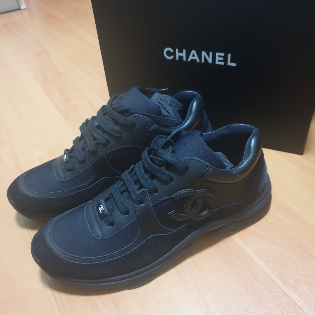 chanel triple black