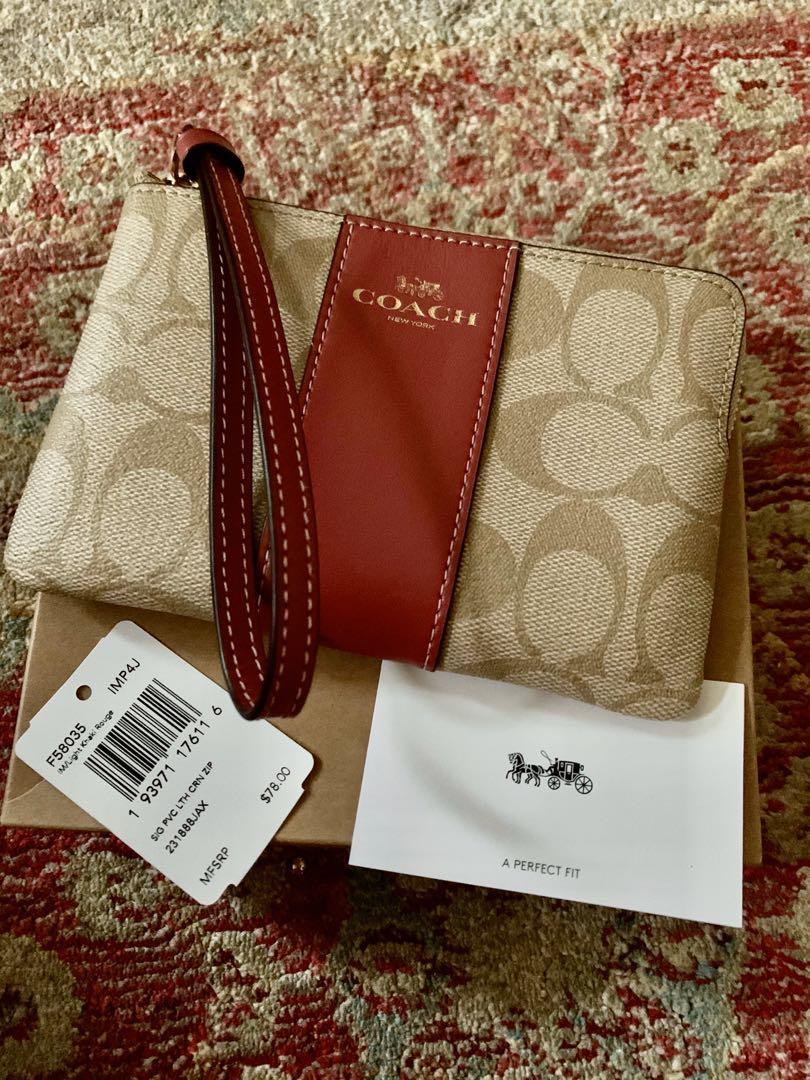 Authentic Coach Wristlet Luxury Bags Wallets on Carousell