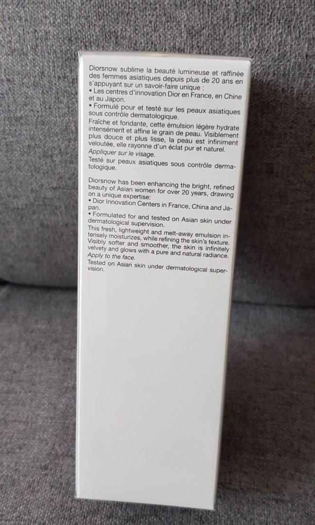 Authentic Dior Snow White Reveal Perfecting Emulsion