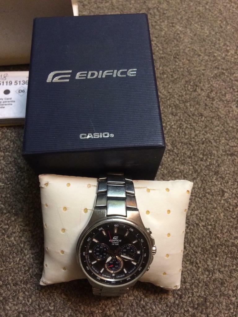 Authentic Original CASIO EDIFICE Watch Set Jam Tangan with