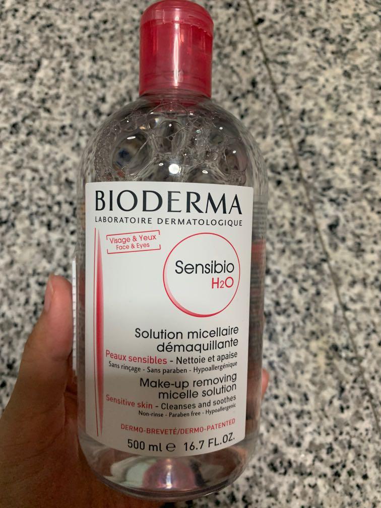 bioderma makeup removing micelle solution