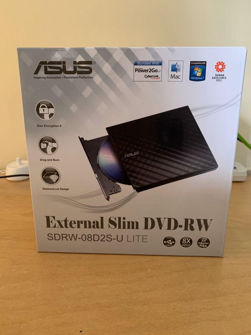 [BNIB] ASUS External Slim DVDRW Writer, Hobbies & Toys, Music & Media