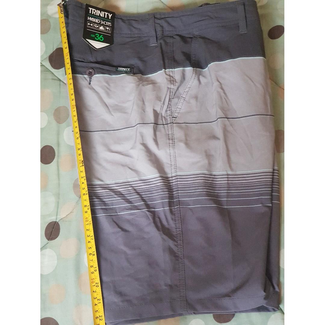 Board shorts sale Trinity Hybrid Shorts brand new with tags Men s Fashion Bottoms Swim Trunks Board Shorts on Carousell