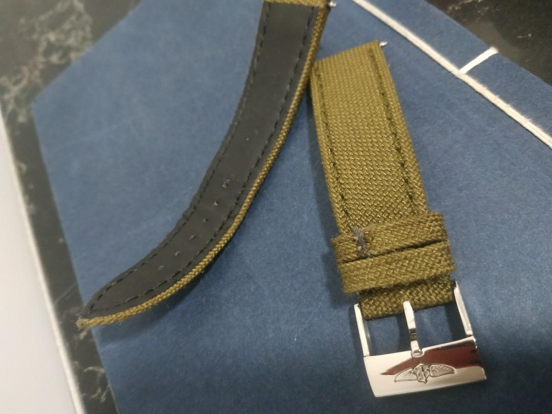 Breitling military canvas strap top