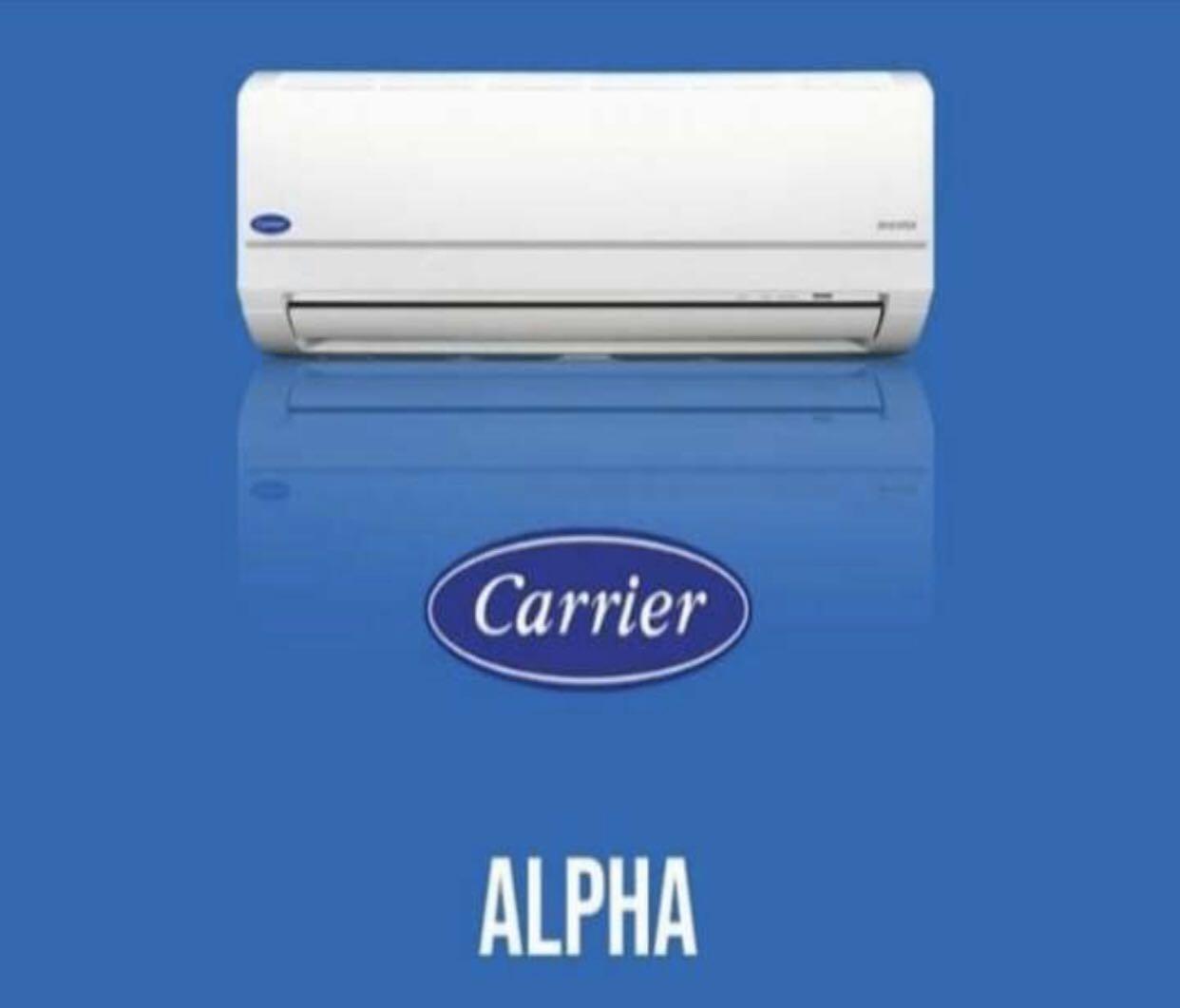 Carrier Alpha Series 2 Inverter Wall Mounted Split Type Free Installation Home Furniture Home Appliances Air Conditioning And Heating On Carousell