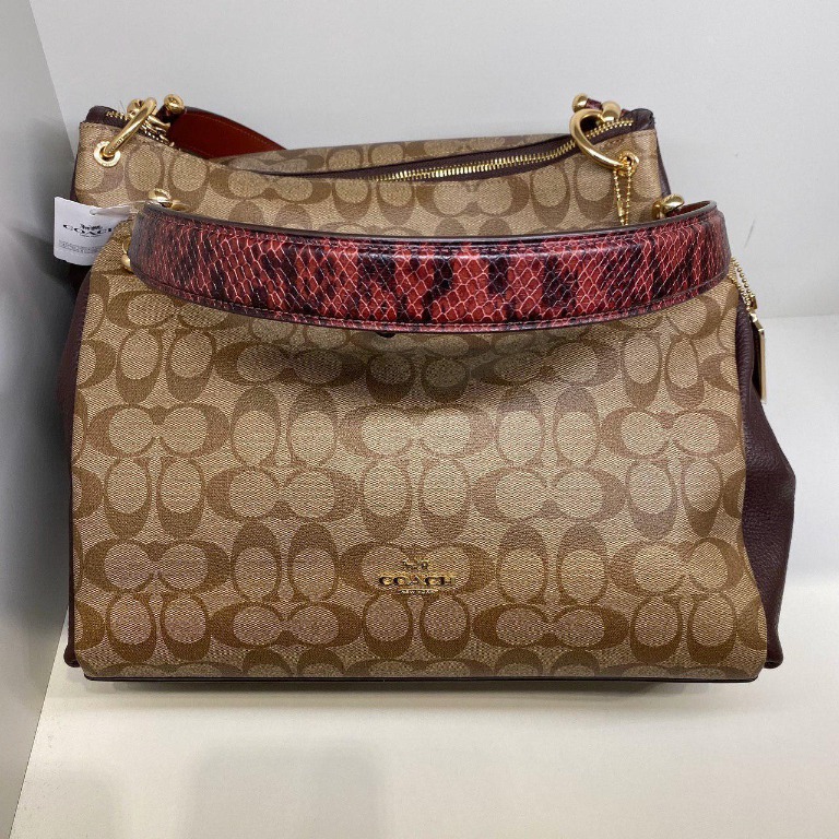 Coach MIA SHOULDER BAG IN SIGNATURE CANVAS (COACH F80324), Luxury, Bags