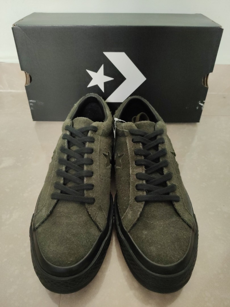 Converse One Star OX Utility Green Black
