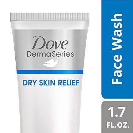 dove dermaseries face wash dry skin relief