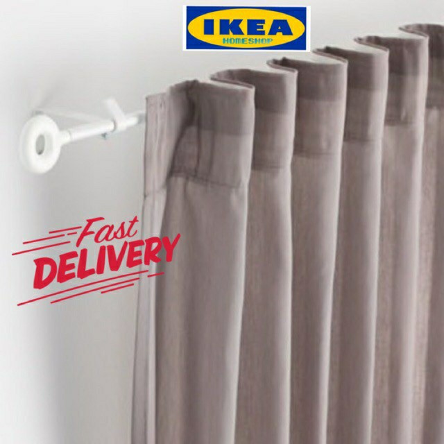 Ikea Irja Curtain Rod Sets 140cm Set Lengkap Batang Langsir Home Furniture Home Decor On Carousell