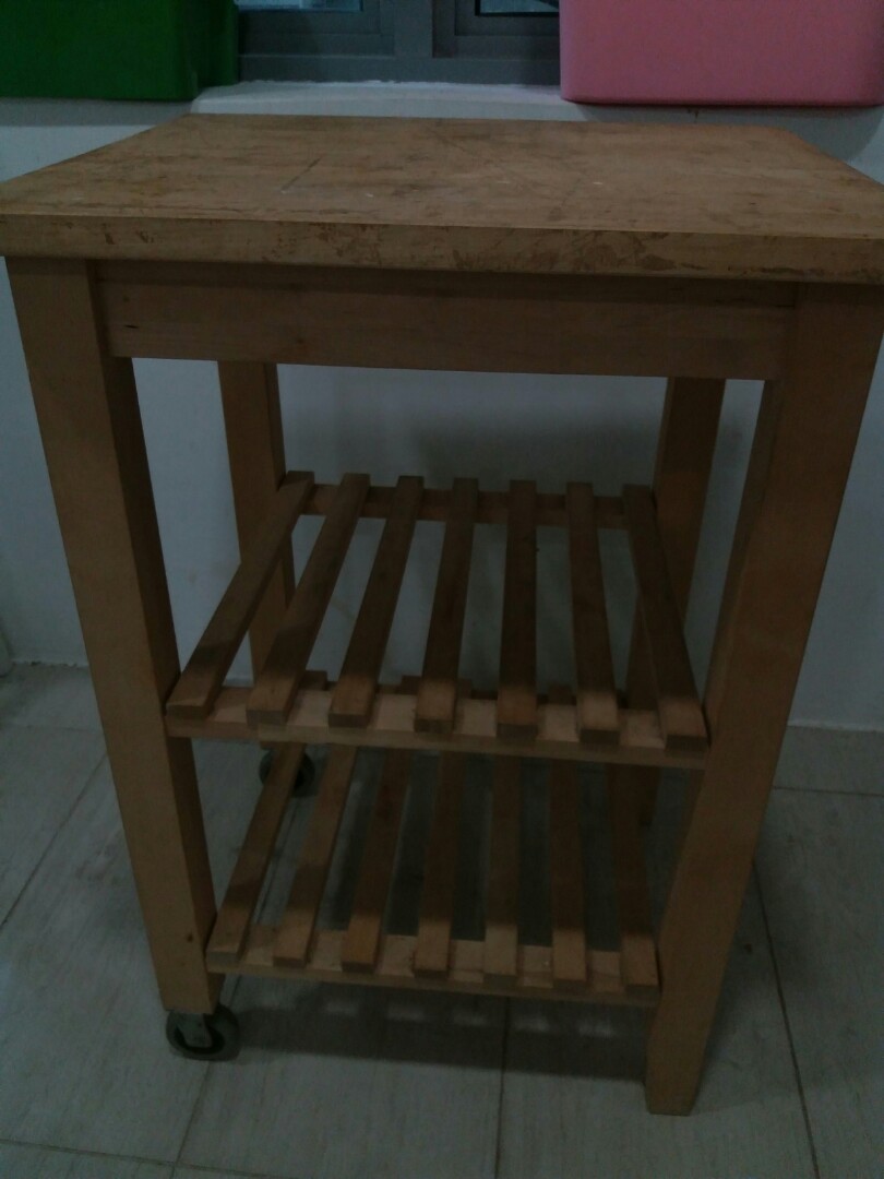 Ikea kitchen island, Furniture & Home Living, Furniture, Shelves